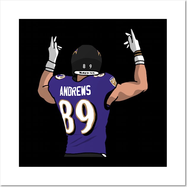The tight end andrews Wall Art by GigglesShop